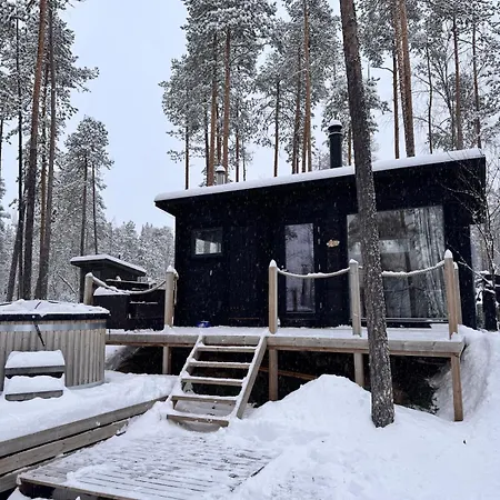 Unique Warm Glass Igloo On A Frozen In Ivalo * Inari