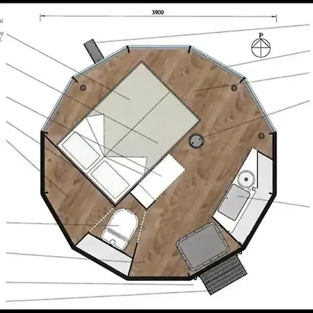 Unique Warm Glass Igloo On A Frozen In Ivalo * Inari