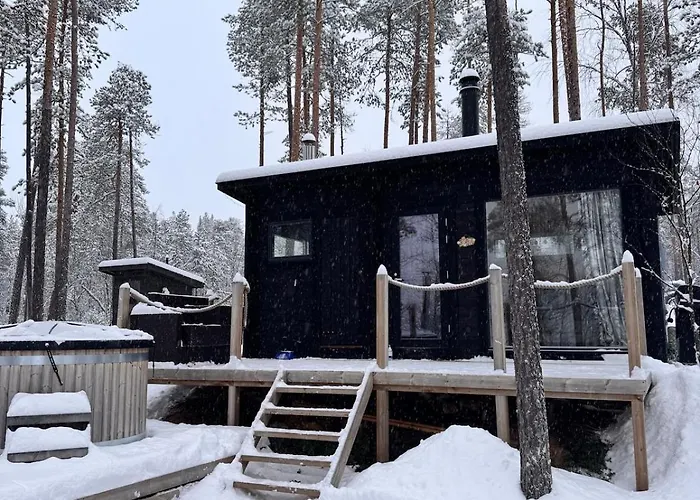 Unique Warm Glass Igloo On A Frozen In Ivalo * Inari